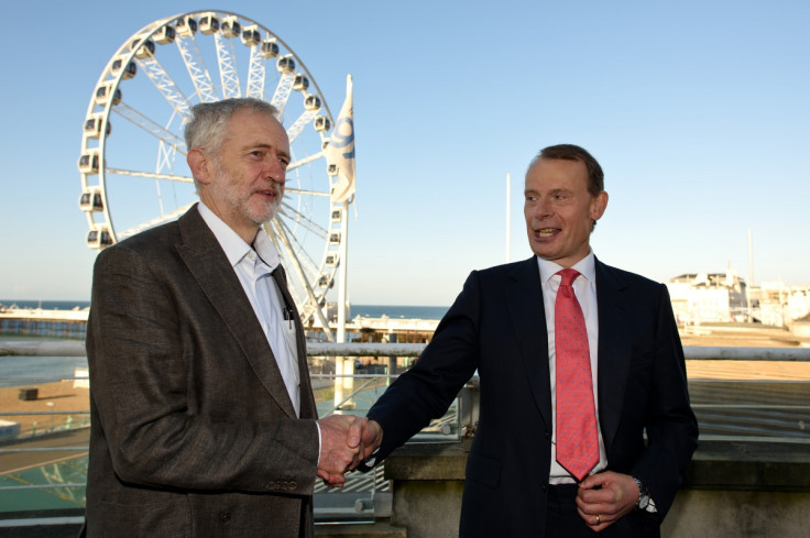 Jeremy Corbyn and Andrew Marr