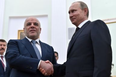 Iraqi Prime Minister Haider al-Abadi and Russian