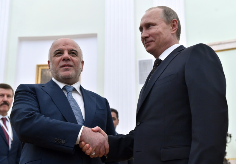 Iraqi Prime Minister Haider al-Abadi and Russian