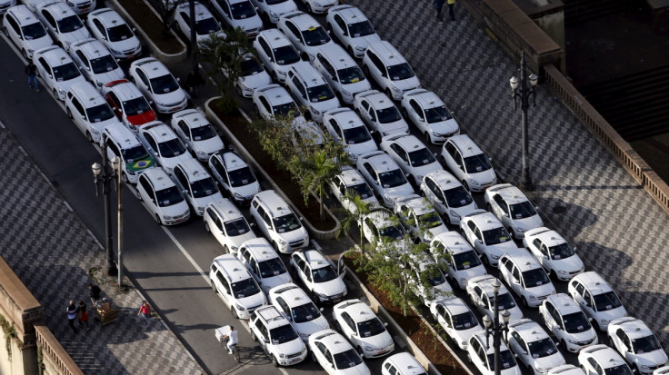 Taxi drivers protest, Sau Paulo