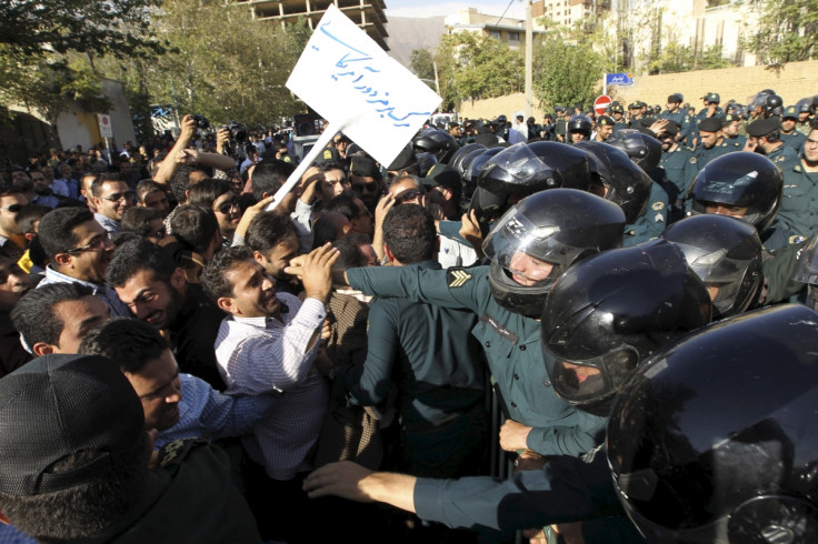 Iran protests against Saudi Arabia