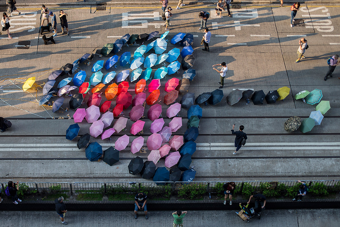 Umbrella Movement Anniversary 40 Powerful Photos Of Pro Democracy Protests That Shook Hong Kong