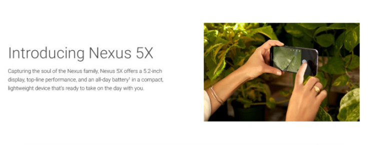 Nexus 5X camera promo