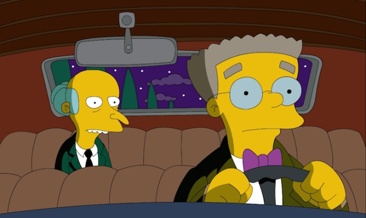 Mr Burns and Smithers