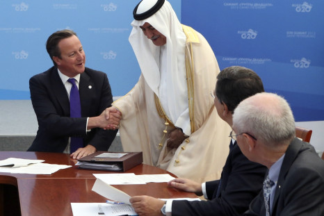 David Cameron & Ibrahim Abdulaziz Al-Assaf