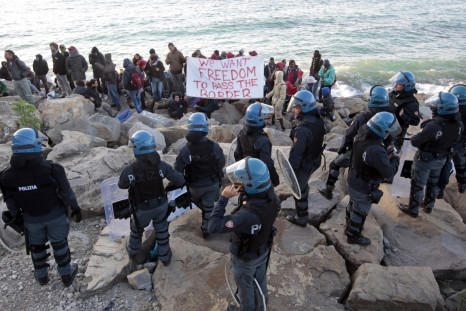 Italy France migrants border Ventimiglia