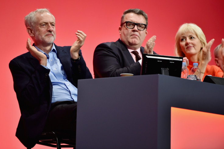 Tom Watson and Jeremy Corbyn Labour conference