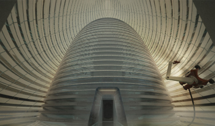 Inner cone of the Martian ice house
