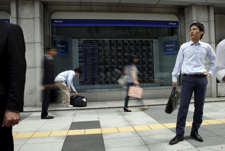 Stock quotation board, Tokyo