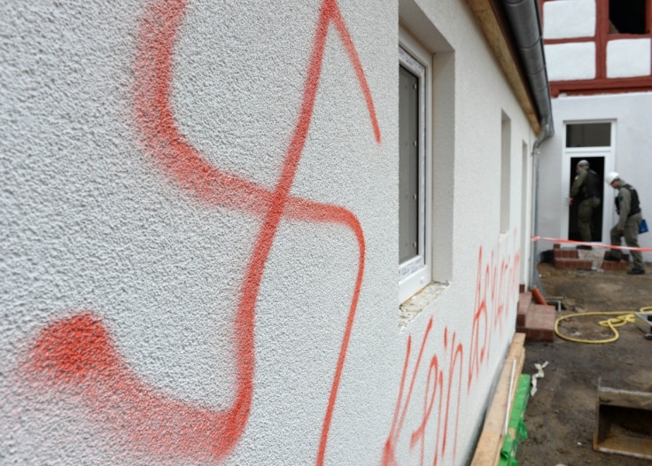 Swastika daubed on refugee accommodation in
