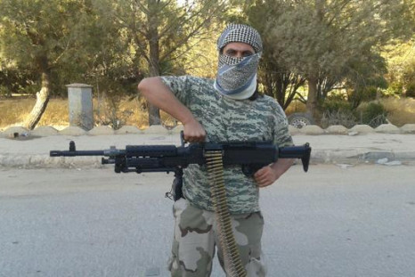 Al Nusra fighter with machine gun allegedly
