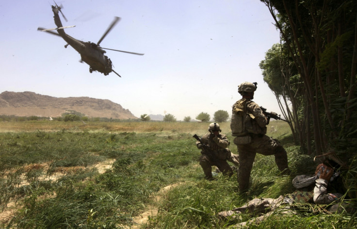 U.S. Army soldiers and an interpreter U.S. Army soldiers and an interpreter