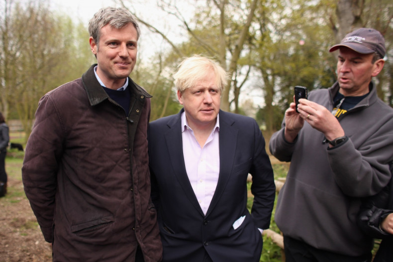 Goldsmith and Boris Johnson