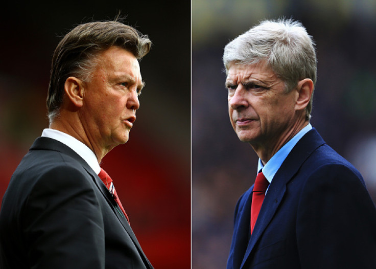 Louis van Gaal and Arsene Wenger