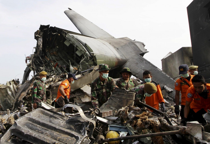 C-130 plane crash site, Medan