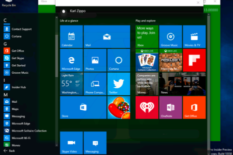 Windows 10 leaked build 10558