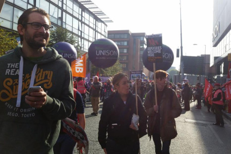 Manchester anti-austerity march October 2015