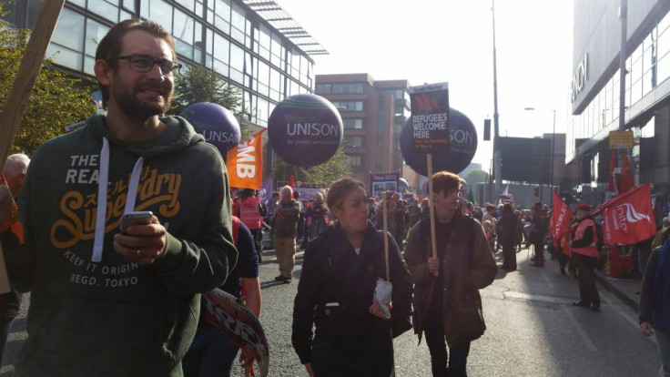 Manchester anti-austerity march October 2015