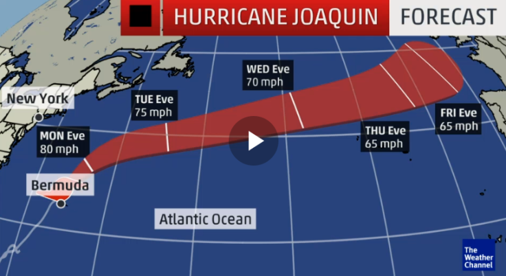 Hurricane Joaquin headed towards Britain