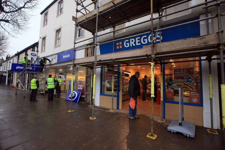 Greggs salexs up 5% Greggs salexs up 5%