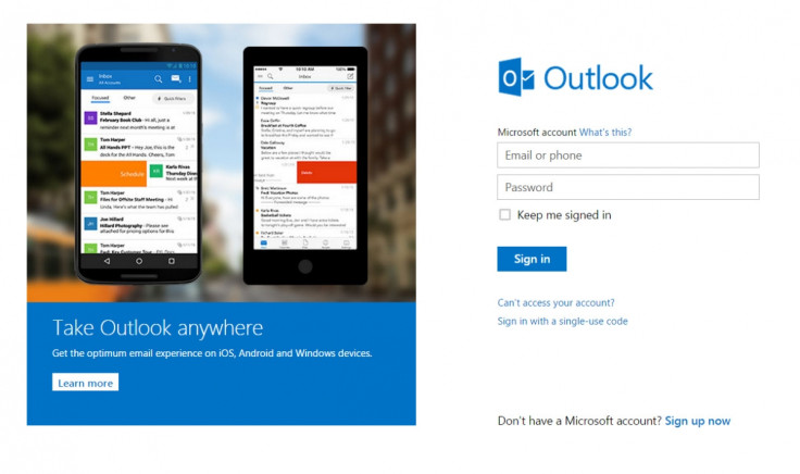 Outlook.com security concerns