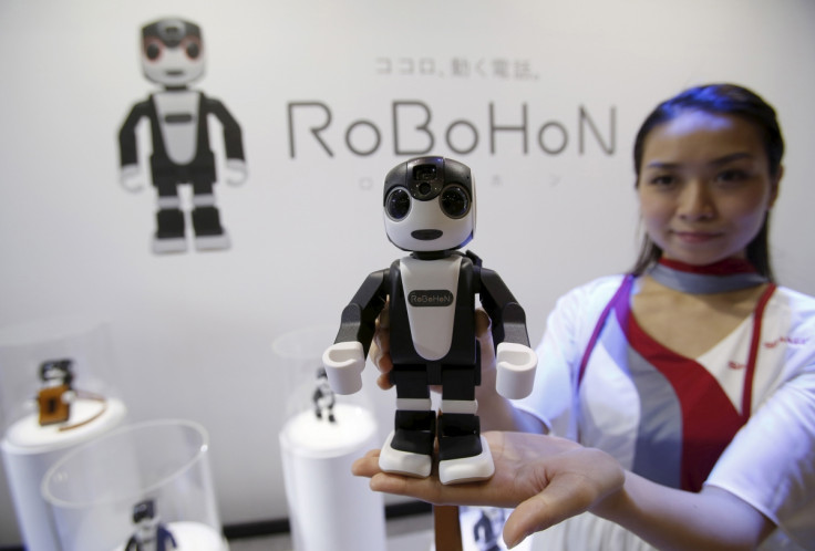 RoboHon and his brother and sister robots