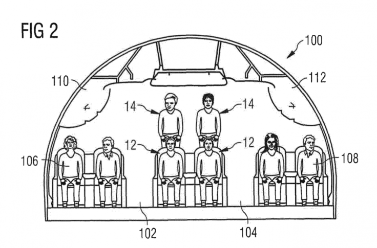 Airbus stacking plane seat design