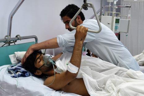 A staff member at an MSF hospitalbom
