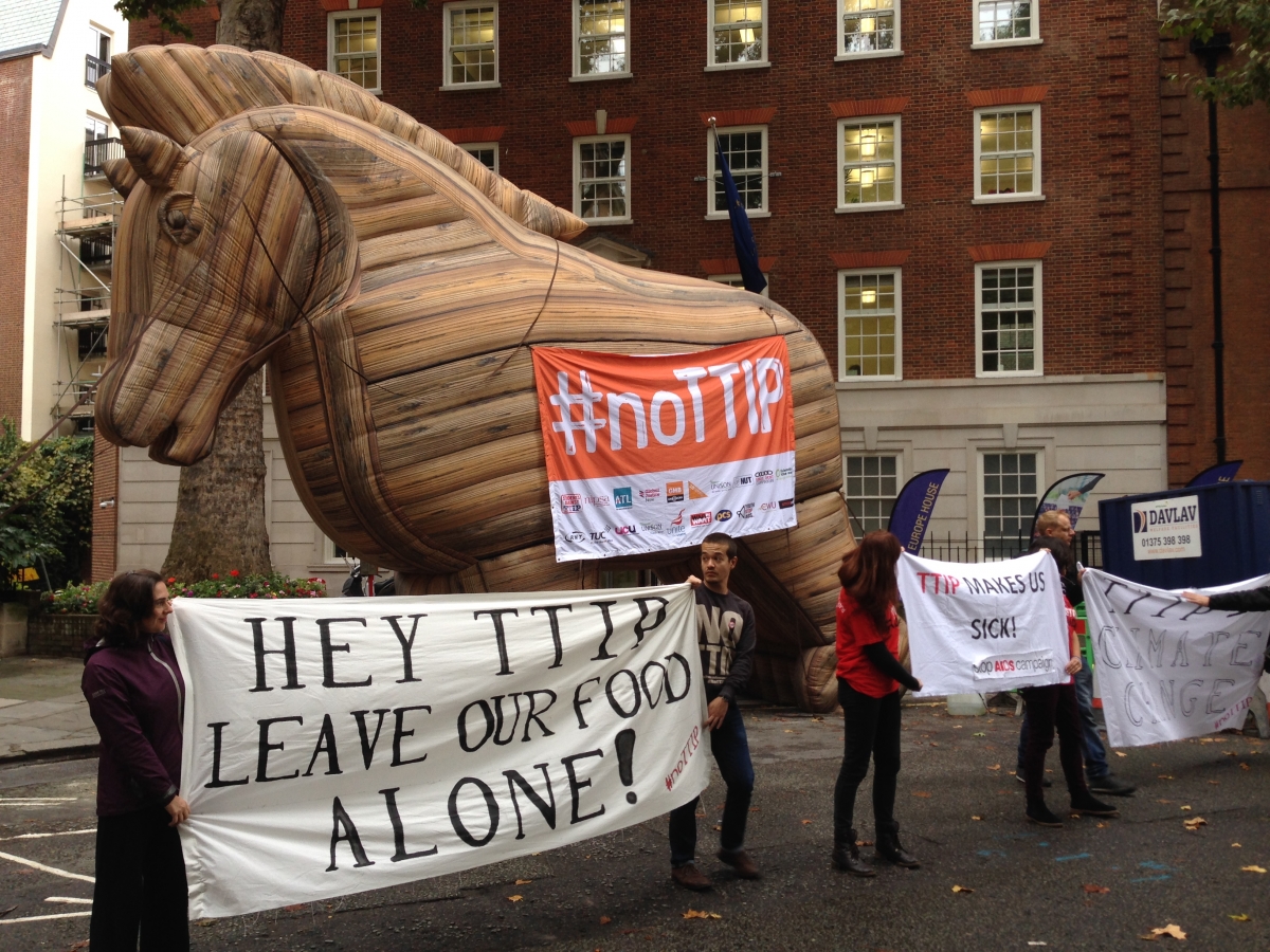 No TTIP campaigners