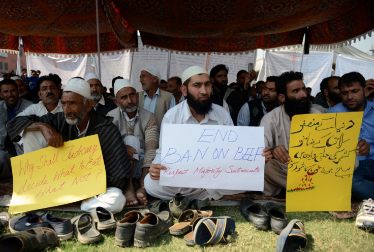 India beef protests in Jammu and Kashmir