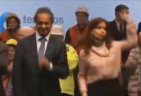 Argentina president dancing