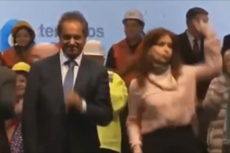 Argentina president dancing