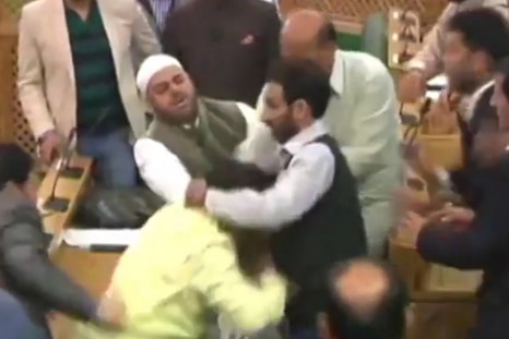Kashmir assembly fight