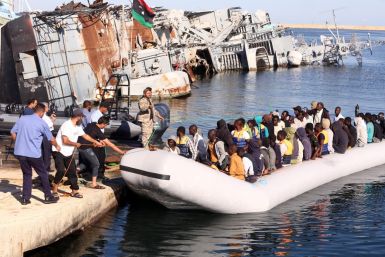 The Libyan coastguard