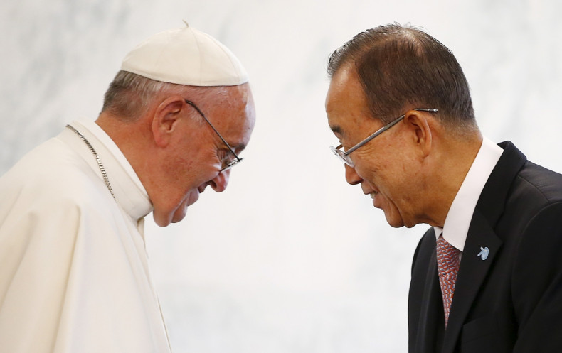 Pope Francis Ban Ki-moon