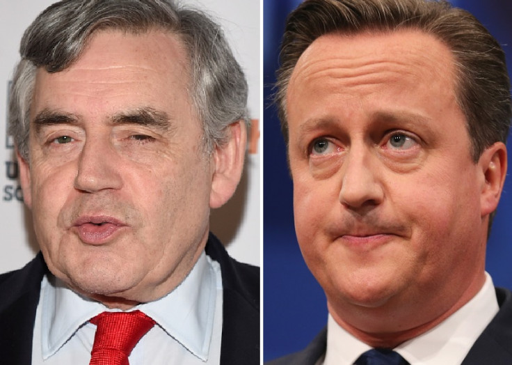 Gordon Brown and David Cameron