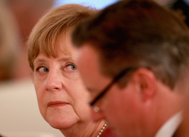 David Cameron and Angela Merkel