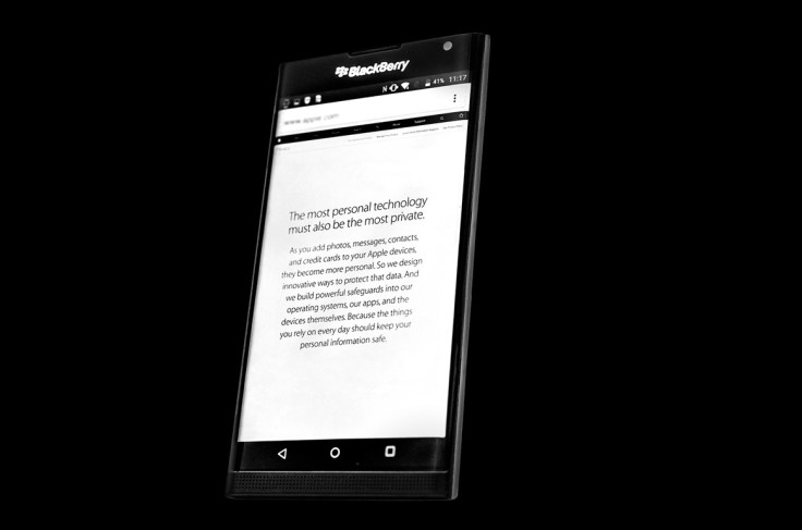 BlackBerry Priv smartphone