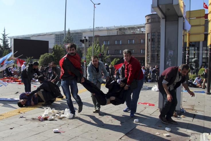 Ankara Turkey bomb explosion wounded men