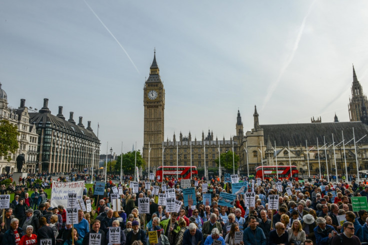 Third runway protest