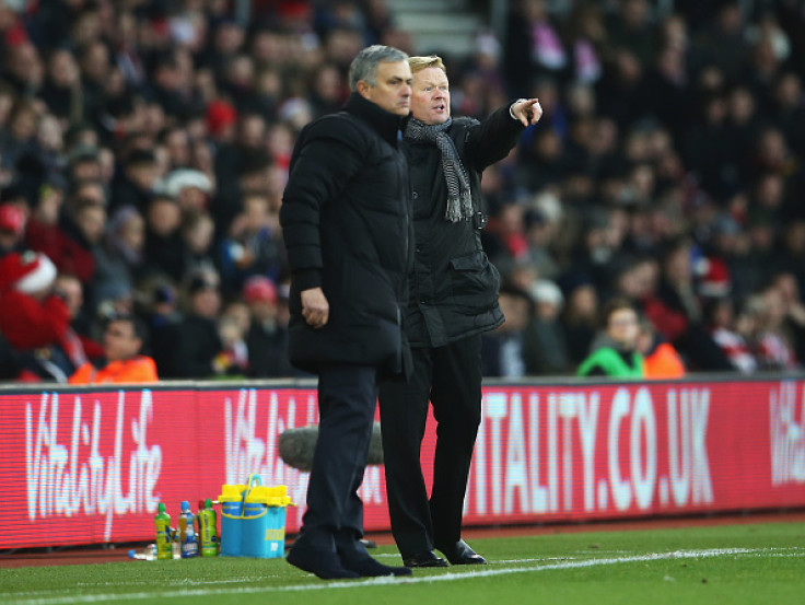 Ronald Koeman and Jose Mourinho