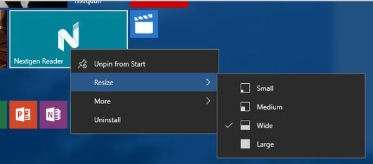 Windows 10 Context menus