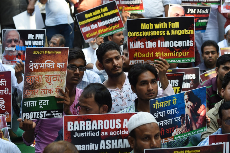 Anti-Modi protests in New Delhi, India