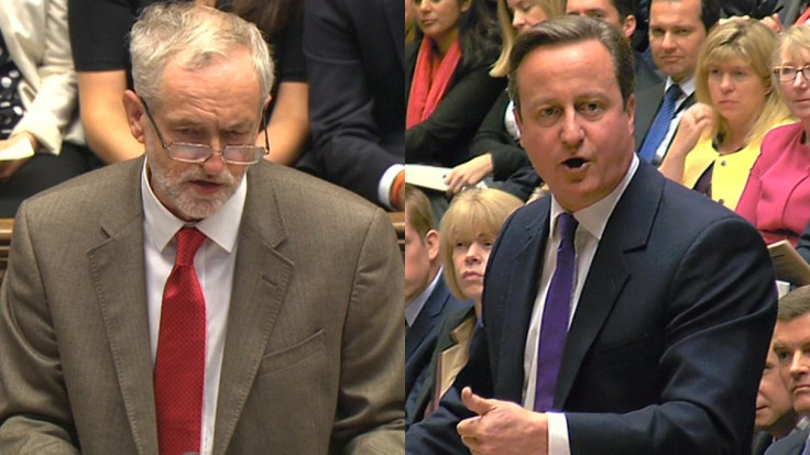 Corbyn and Cameron clash in the Commons