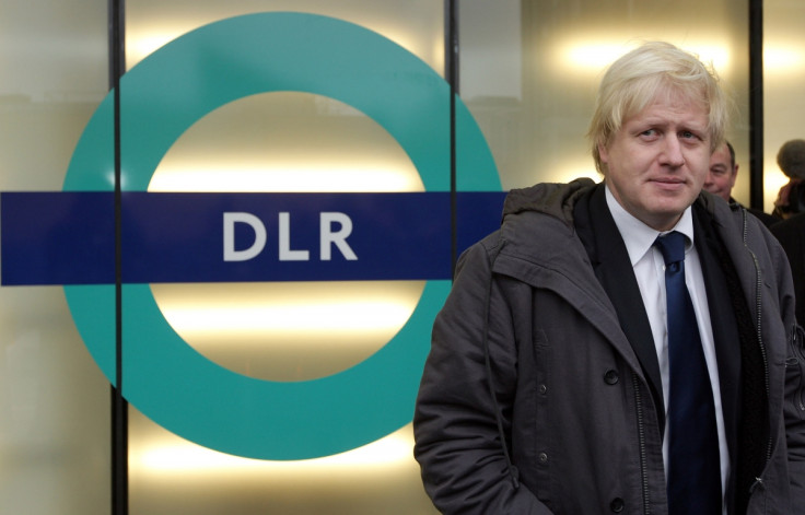Boris Johnson and DLR sign