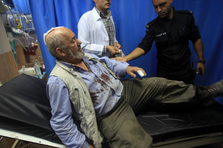 David Amos attacked by Israeli settlers