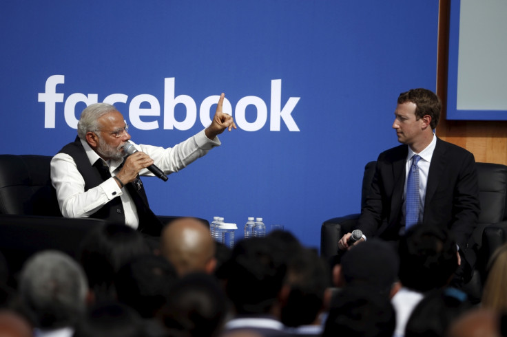 Mark Zuckerberg and Narendra Modi