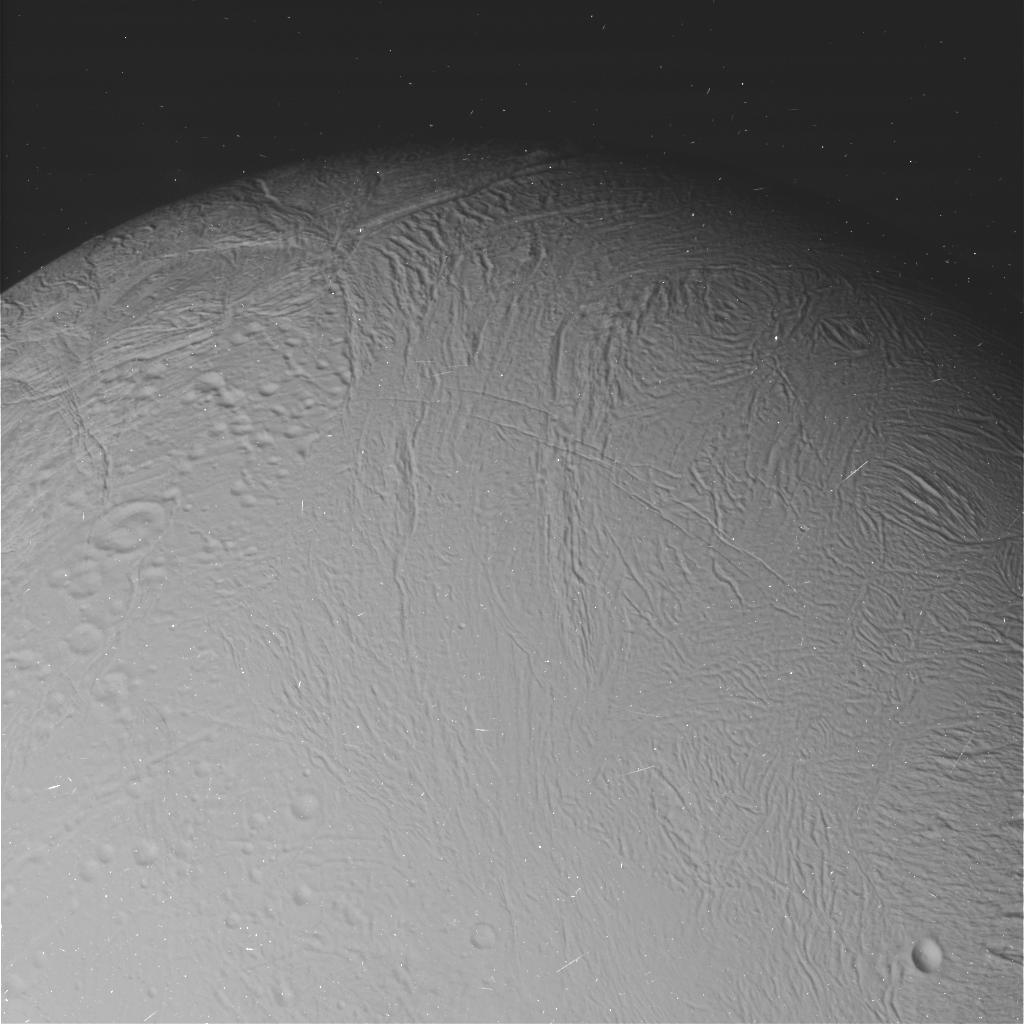 Nasa Releases Photos Of Saturn's Moon Enceladus