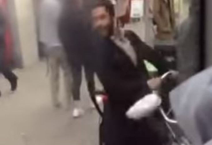 Racist attack on London bus against Muslim