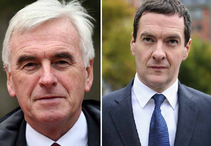 John McDonnell and George Osborne